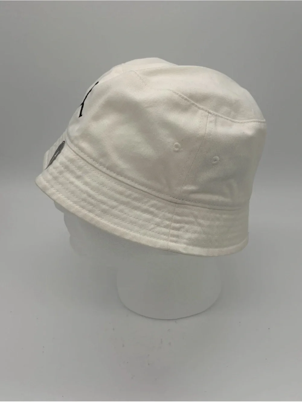 Jordan White Youth Bucket Hat with Black Jumpman